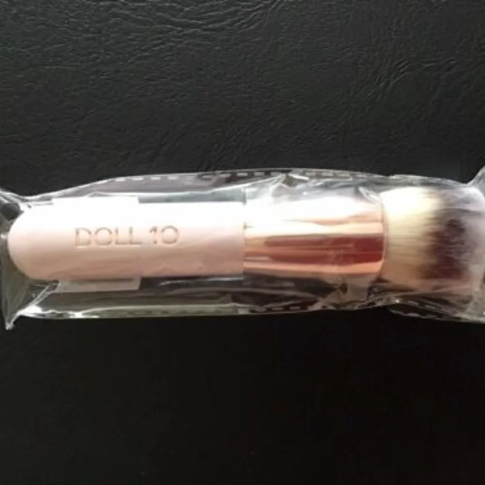 Doll 10 Skin Buffing Brush Beautiful Pink Handle! - Brand New!